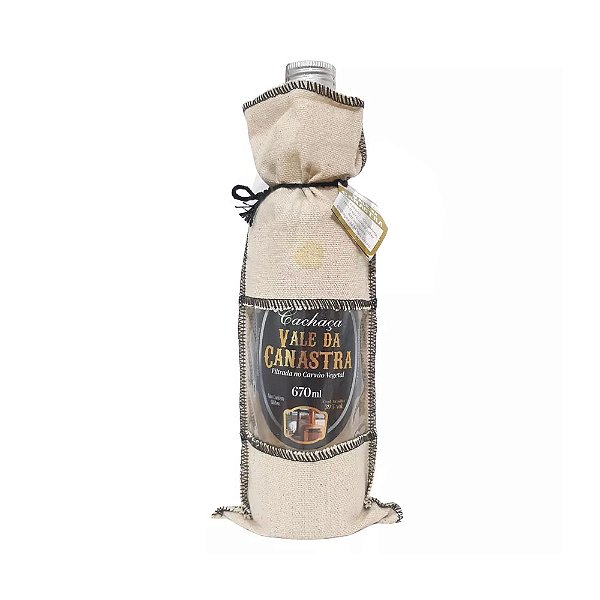 Cachaça Vale da Canastra Prata c/ Capa 670 ml