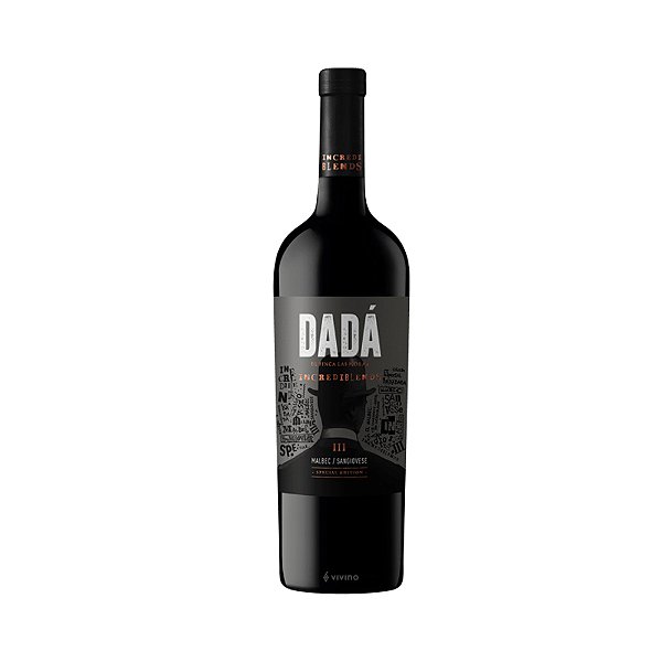Vinho Tinto Meio Seco Dadá Incrediblends Special Edition Malbec Sangiovese 750ml