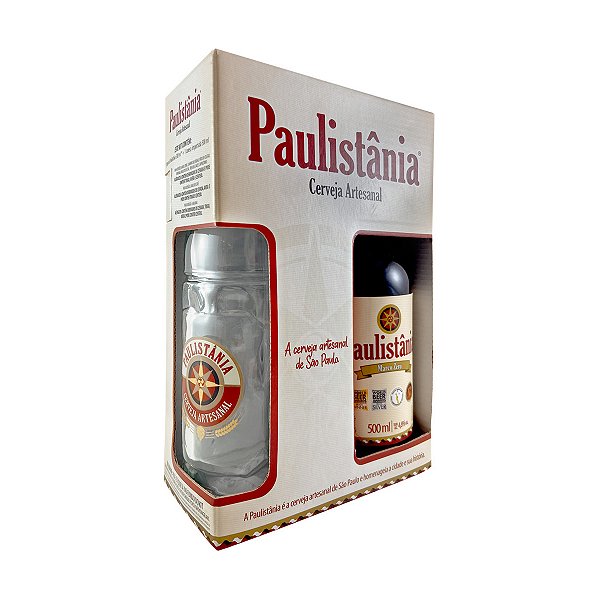 Kit Paulistania 1 Cerveja Marco Zero 500ml + 1 Caneca