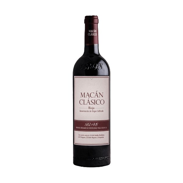 Vinho Tinto Seco Macán Clásico Rioja DOCa 750ml