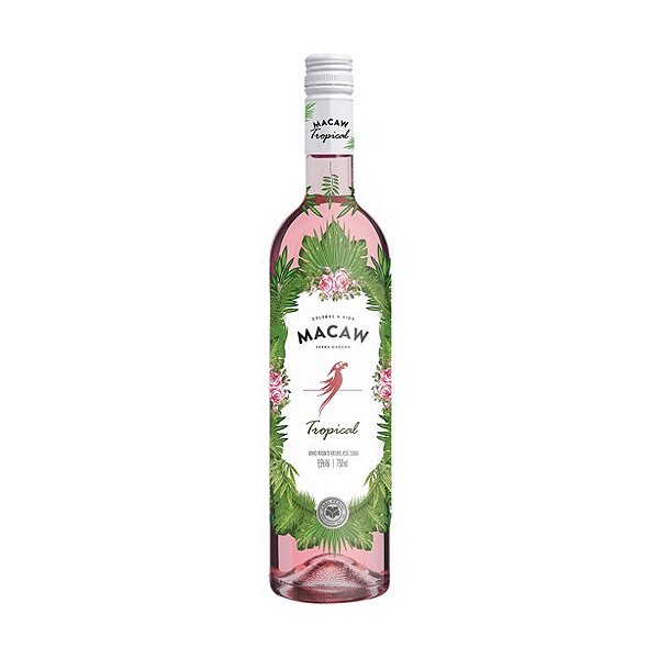Vinho Frisante Rosé Macaw Tropical 750ml