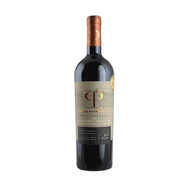 Vinho Tinto Seco Casas Patronales Gran Reserva Cabernet Sauvignon 750ml