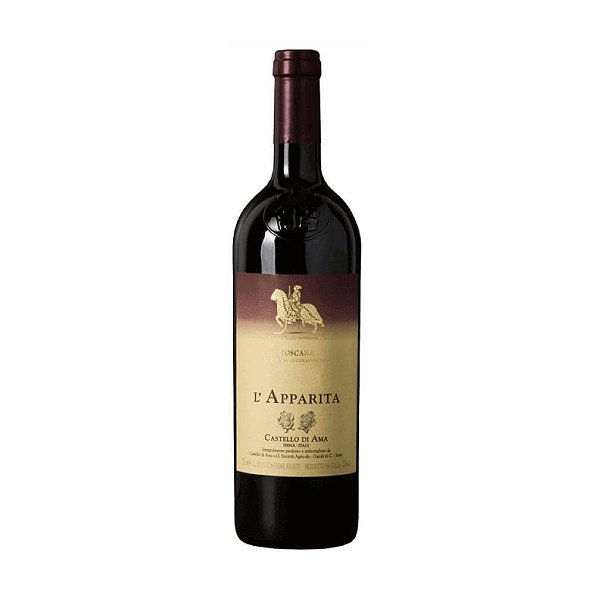 Vinho Tinto Seco L'Apparita Castello di Ama 2019 IGT 750ml