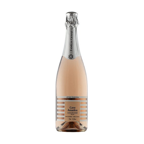 Espumante Rosé Demi Sec Cave Amadeu Moscato 750ml