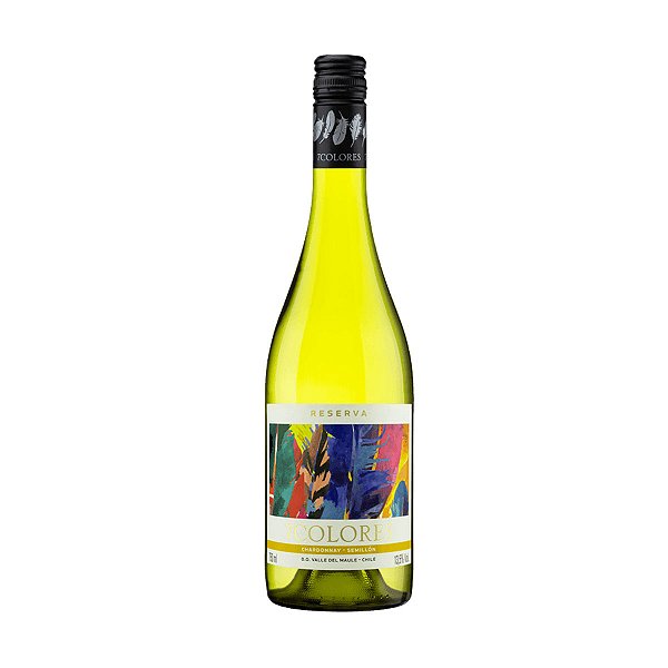 Vinho Branco Meio Seco 7 Colores Reserva Chardonnay-Semillon 750ml