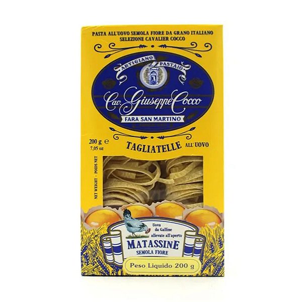 Massa Tagliatelle All'uovo Giuseppe Cocco 200g