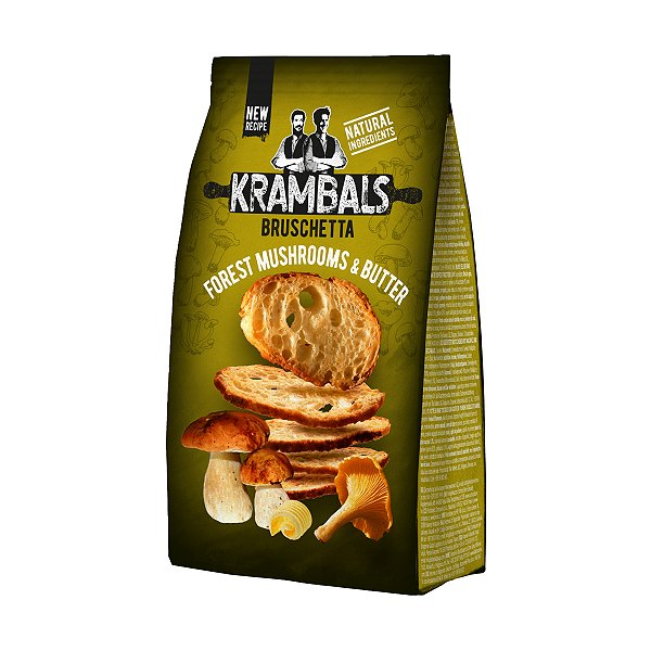 Bruschetta Forest Mushrooms e Manteiga Krambals 70g