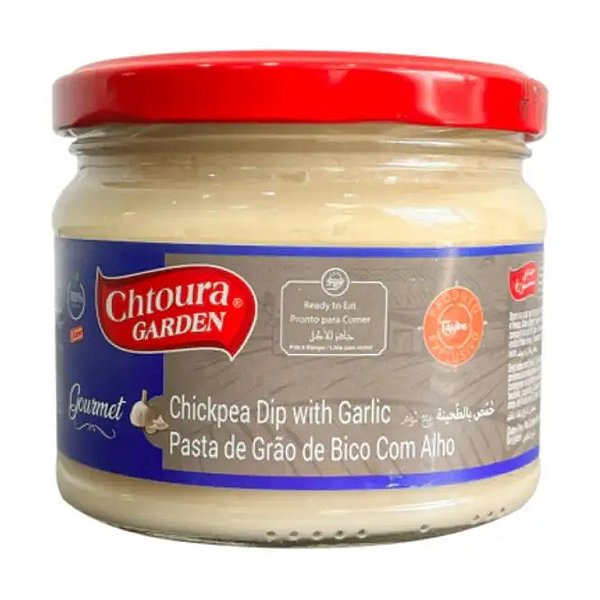 Hommus Pasta de Grao de Bico com Alho Chtoura Garden 310g