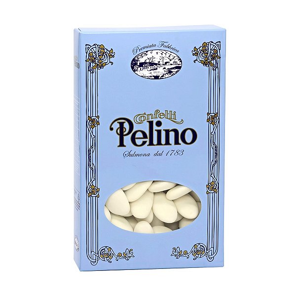 Amendoa Confeitada Branca Pelino 250g