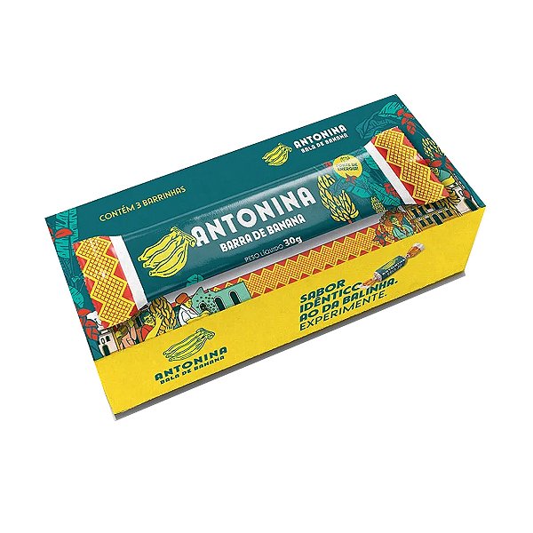 Barras de Banana Antonina 90g