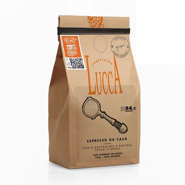 Cafe Especial Torrado e Moido Espresso da Casa Lucca 250g