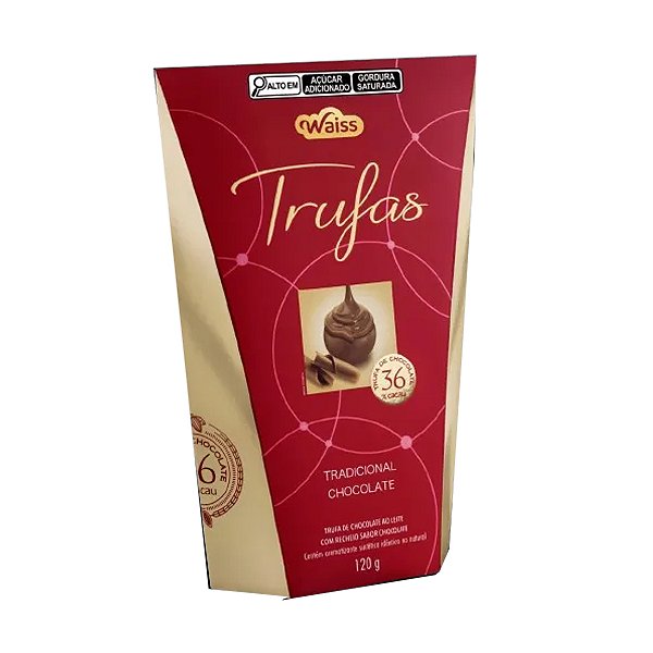 Trufas de Chocolate Tradicional Waiss 120g