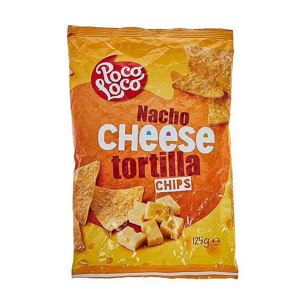 Nacho Cheese Tortilla Chips Poco Loco 125g