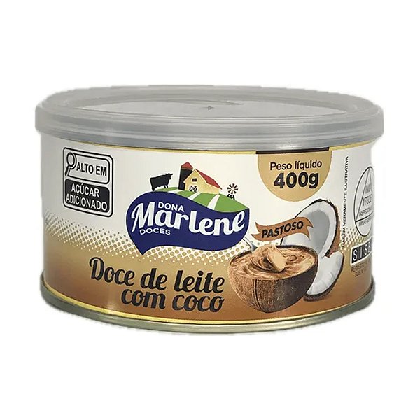 Doce de Leite com Coco Dona Marlene 400g