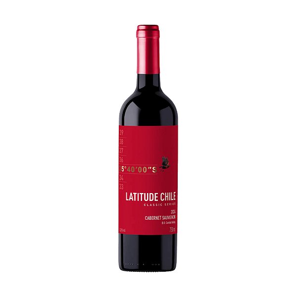 Vinho Tinto Seco Latitude Chile Cabernet Sauvignon 750ml