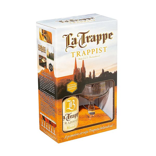 Kit Cerveja La Trappe Blond 750 ml + Taça