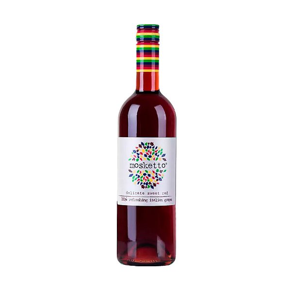 Vinho Frisante Tinto Doce Mosketto 750ml