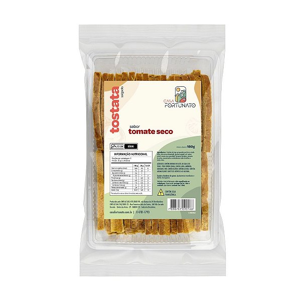Tostata com Tomate Seco Casa Fortunato 180g