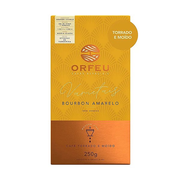 Cafe Torrado e Moido Bourbon Amarelo Orfeu 250g