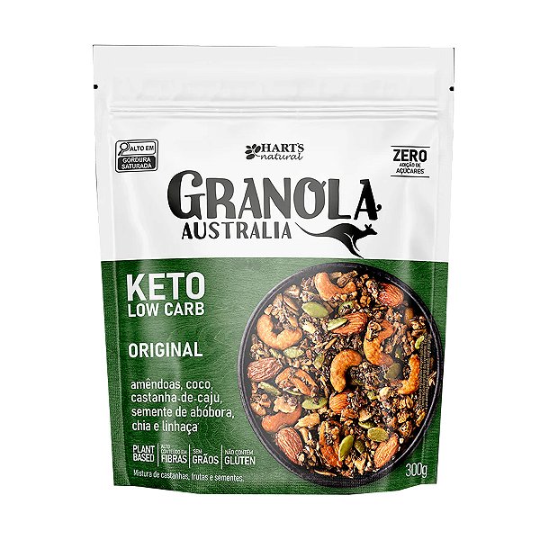 Granola Australia Keto Low Carb Original Hart's 300g