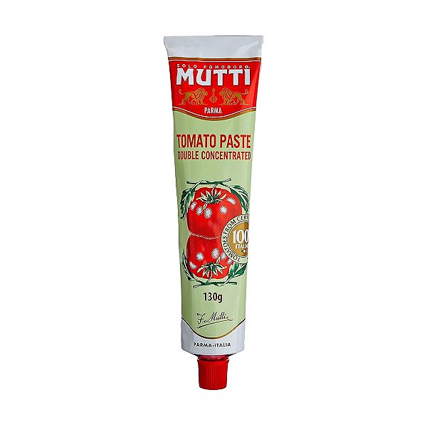 Pasta de Tomate Duplo Concentrado Tubo Mutti 130g