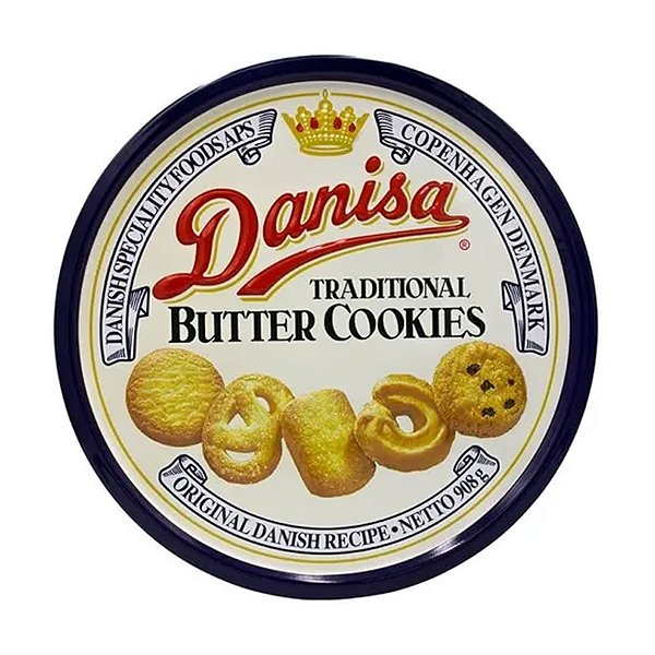 Butter Cookies Tradicional Lata Danisa 908g