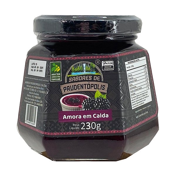Amora em Calda Sabores de Prudentopolis 230g