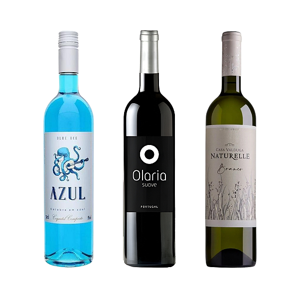 Kit 3 Vinho Sweet & Smooth Suaves e Doces Seleção