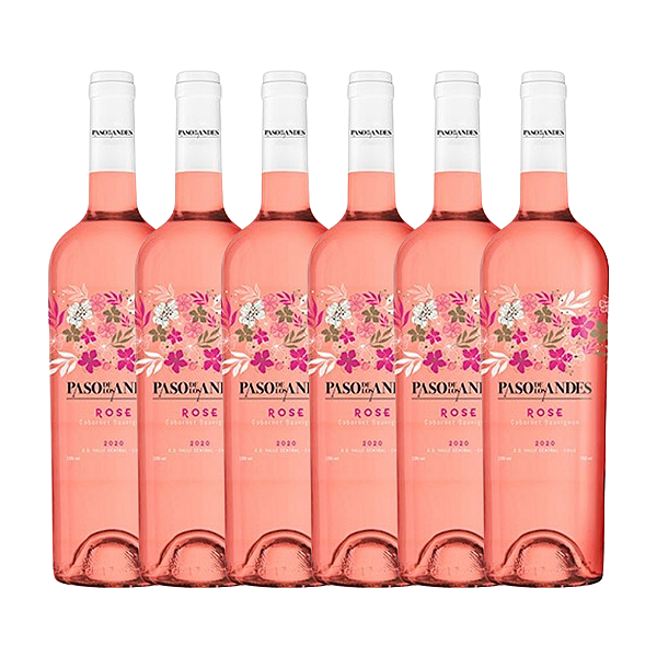 Kit 6 Vinho Rosé Cabernet Sauvignon Paso de Los Andes