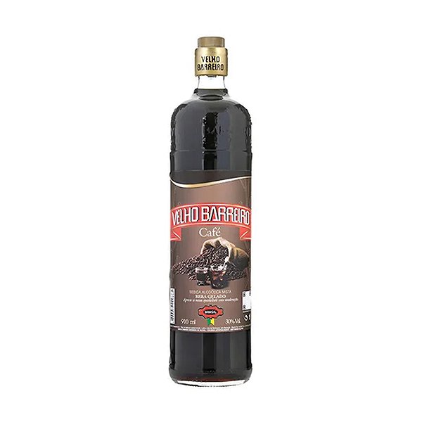 Cachaça Velho Barreiro Cafe 910ml