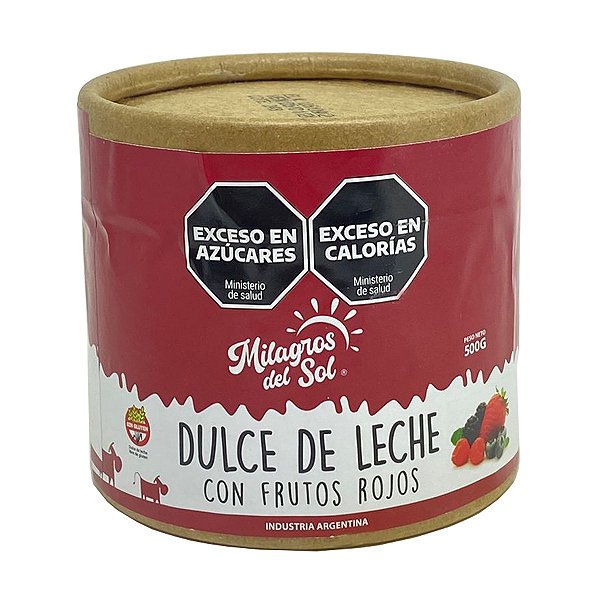 Doce de Leite com Frutas Vermelhas Milagros del Sol 500g