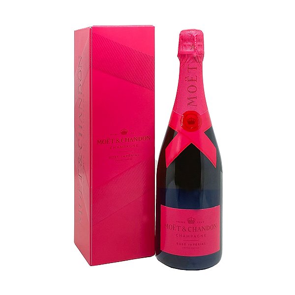 Champagne Moet & Chandon Rose Impérial Brut Ed. Limitada 750ml