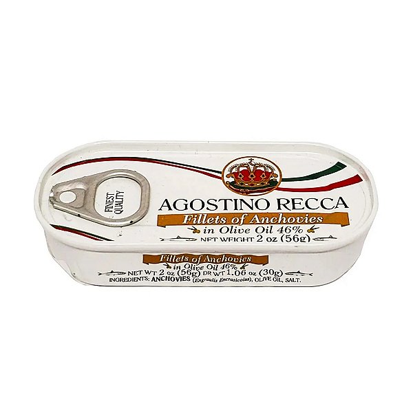 File de Anchova Italiano Agostino Recca Lata 30g