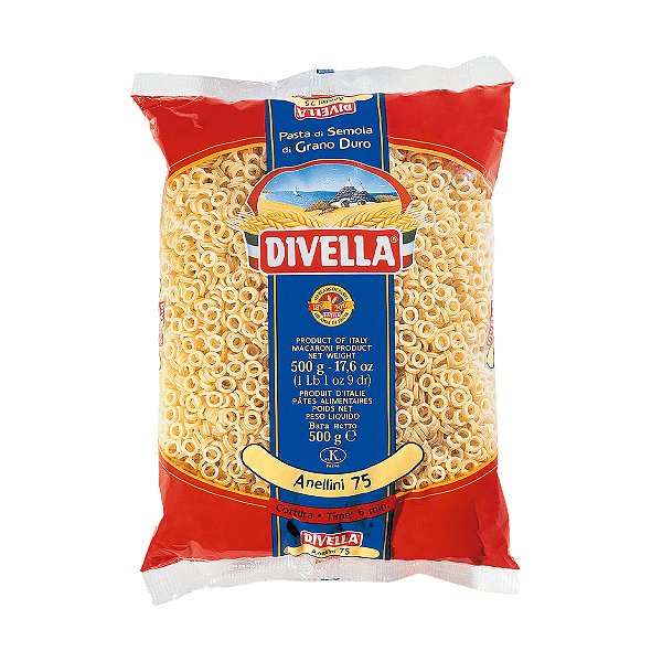 Massa Anellini Divella 500g