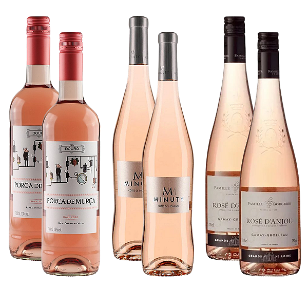 Kit 6 Terroirs Rosés – Douro, Provence & Loire