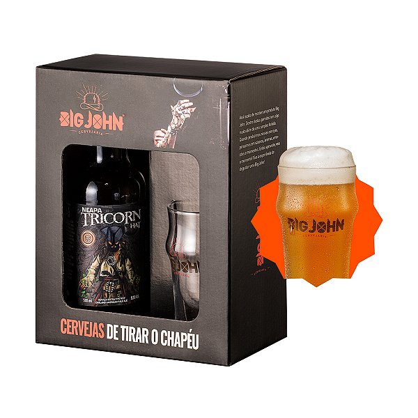 Kit Cerveja Neapa Tricorn Hat 500ml + Taça Nonic