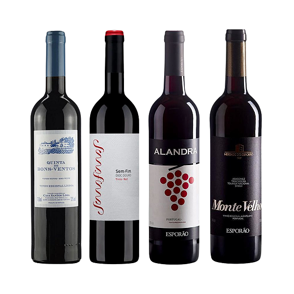 Kit 4 Vinhos Portugueses – Seleção Especial