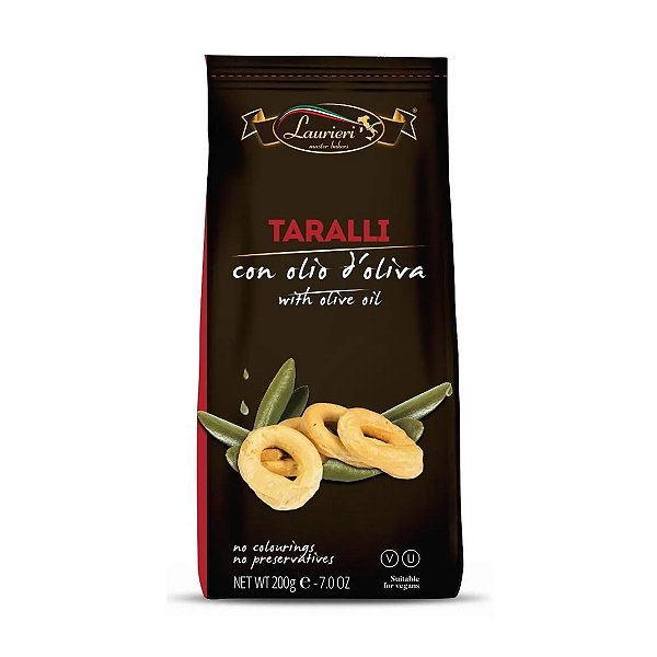 Biscoito Taralli com Azeite de Oliva Laurieri 175g