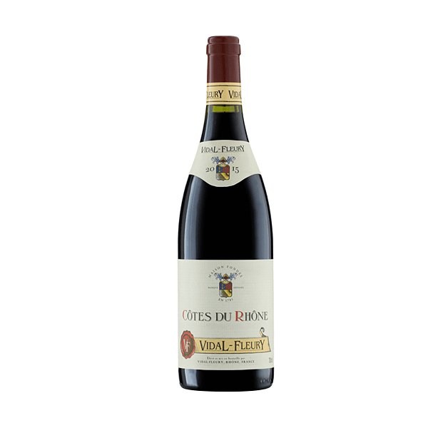 Vinho Tinto Seco Vidal-Fleury Côtes du Rhône 750ml