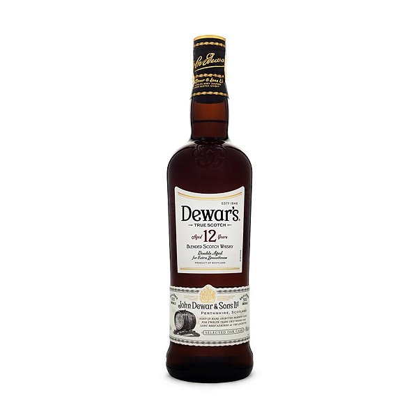 Whisky Dewar's 12 anos Double Aged sem Cartucho 750ml