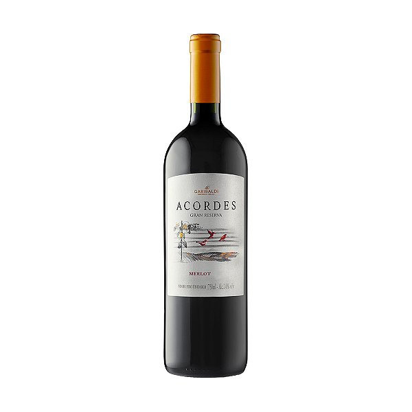 Vinho Tinto Seco Garibaldi Acordes Gran Reserva Merlot 750ml