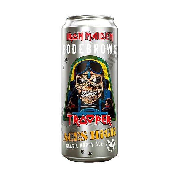 Cerveja Bodebrown Trooper Aces High Lata 470ml