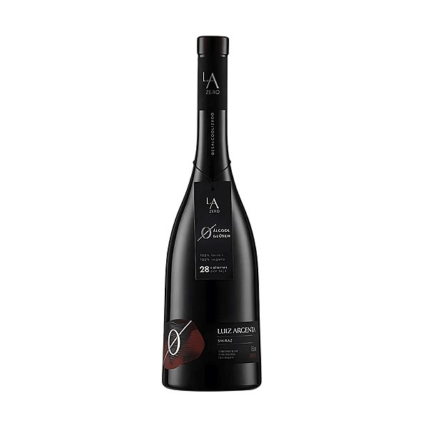 Vinho Tinto Suave Luiz Argenta Zero Álcool Shiraz 750ml