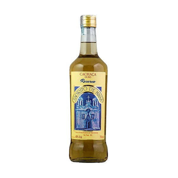 Cachaça Ouro Espirito de Minas Coleção Artistas Brasileiros 700ml