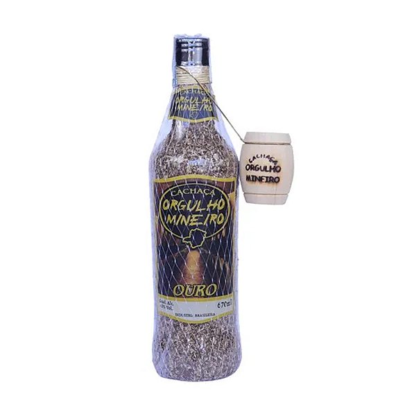 Cachaça Orgulho Mineiro Ouro 700ml