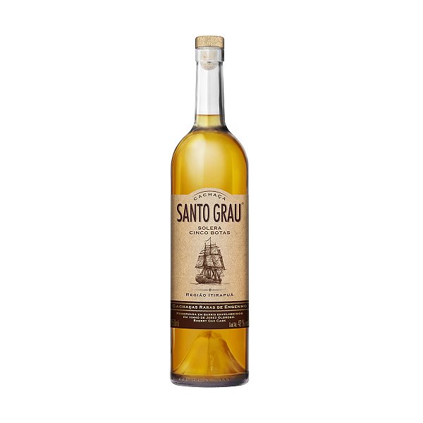Cachaça Santo Grau Solera Cinco Botas 750ml