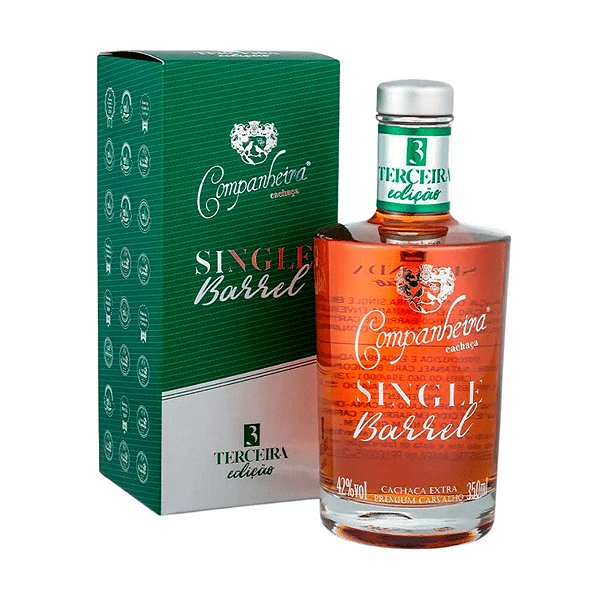 Cachaça Companheira Single Barrel Terceira Geração 350ml