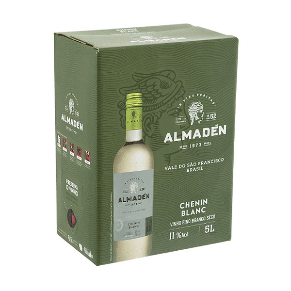 Vinho Branco Seco Almadén Chenin Blanc Bag in Box 5L