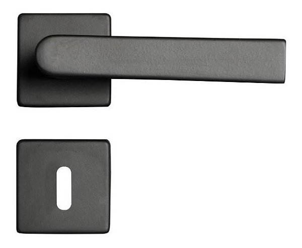 Fechadura Porta Interna Pado Concept 414 Preta 40mm Quarto