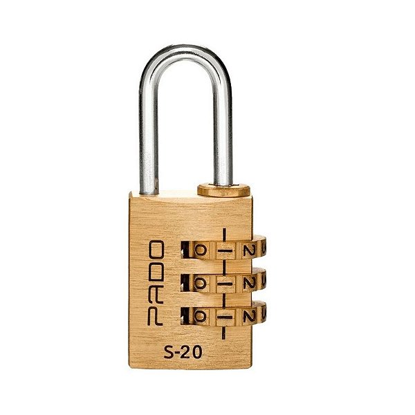 Cadeado Segredo Senha Pado Latão 20 Mm Mala Armário Mochila
